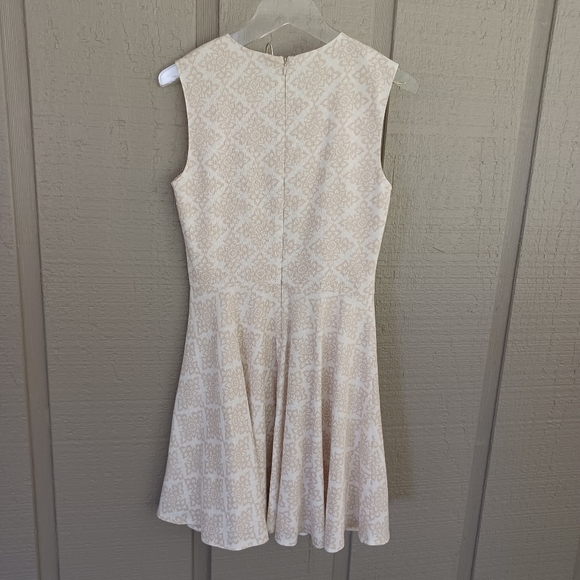 Diane Von Furstenberg Jeannie Henna Mini Dress SZ 6 Fit&Flare Sleeveless Cotton - Picture 5 of 15